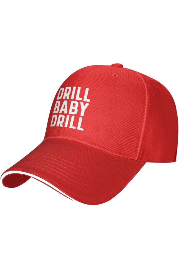 Drill Baby Drill Hat Men Dad Hats Graphic Caps