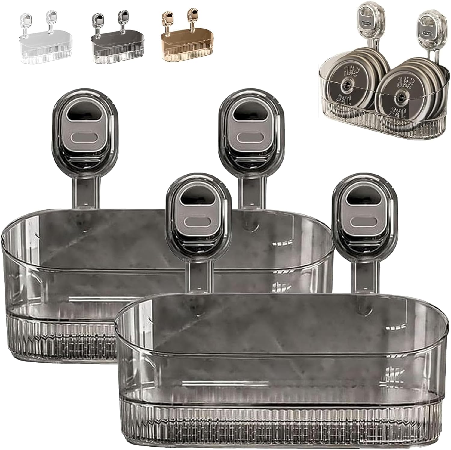 Drainage Rack Box No Drill Bathroom Drain Rack, 2026 New No-Drill Bathroom Suction ...