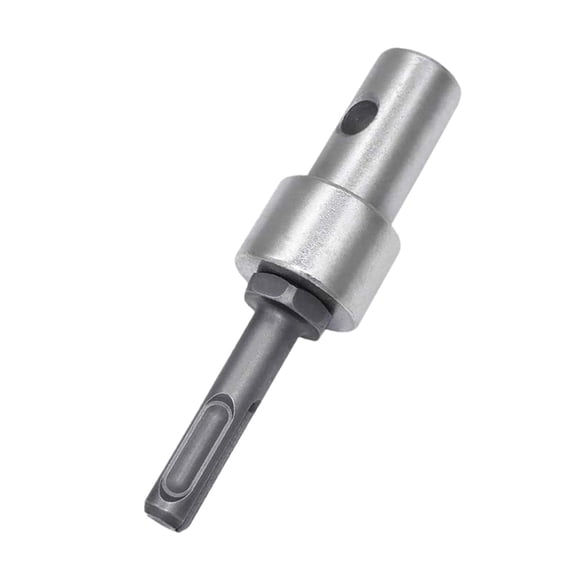 Drill Bit Adapter Ground Auger Adapter Round Shank Steel Material Perfect for Professional Construction Tasks
