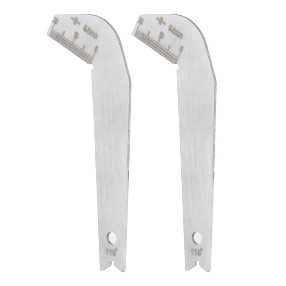 Drill Bit Angle Gauge, 118 Measurement Tool, 0.5mm Accuracy for Blade Inspection Sharpening