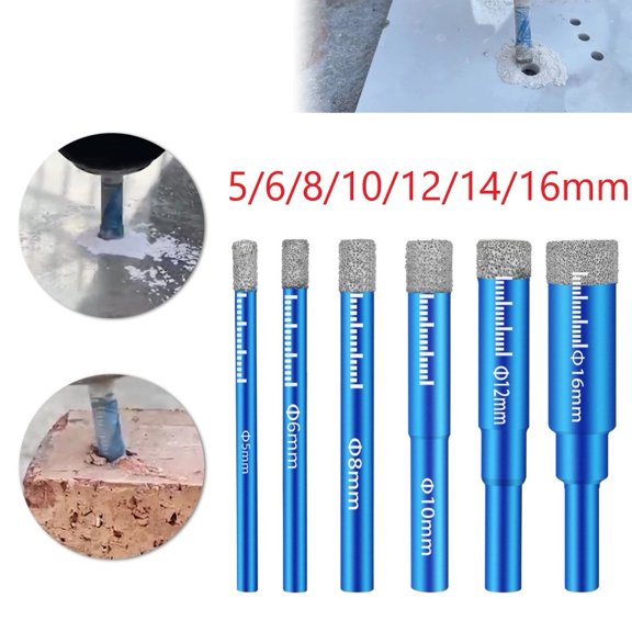 Drill Bit Brazed Diamond Diamond Core Bit For Tile Marble Glass Ceramic 10Mm Fangkenuo