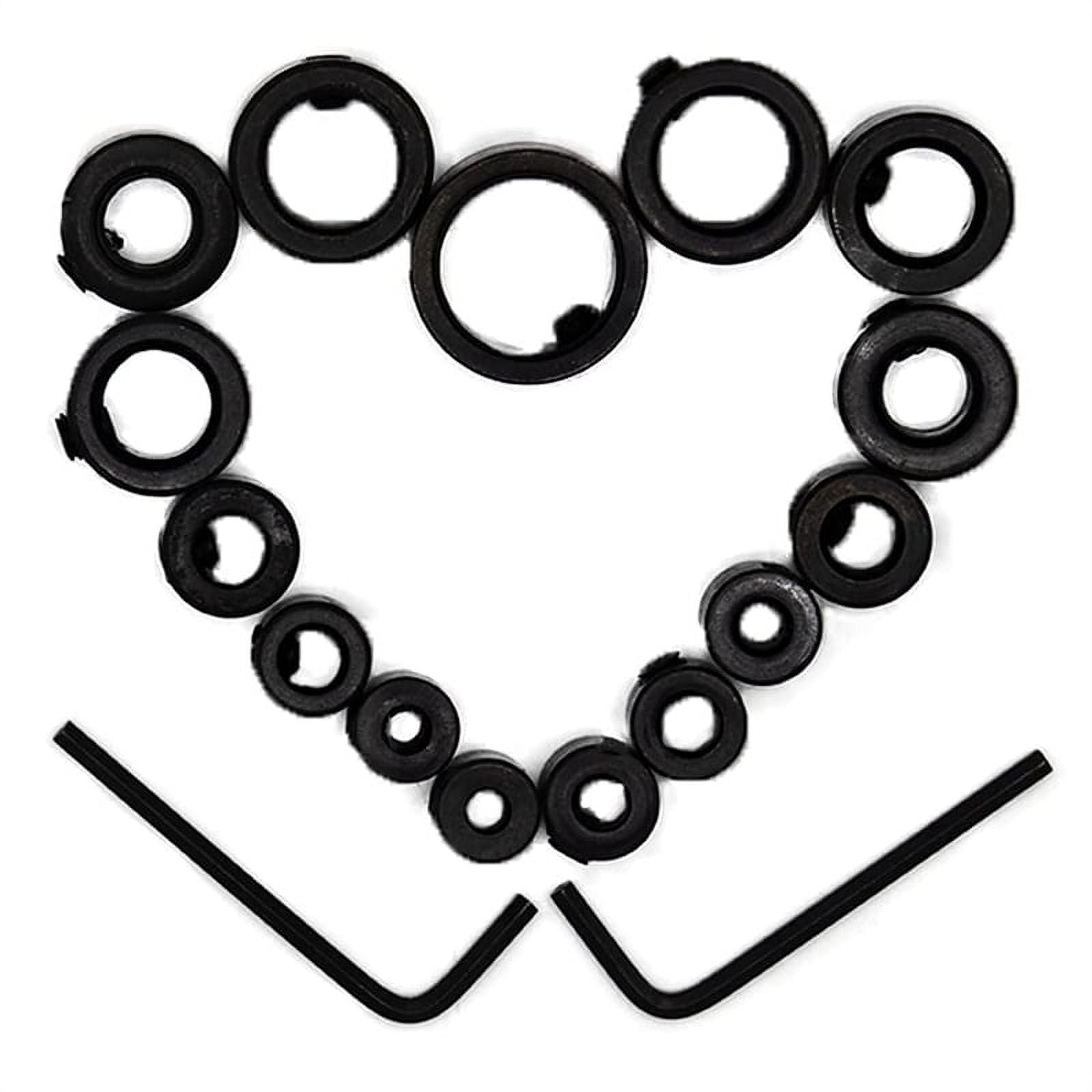 Drill Bit Depth Stop Collar Set 7Pcs&8Pcs Adjustable Stop Ring for