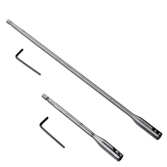 Drill Bit Extension Bar Hex Flat Drill Shaft Hole Extention 150mm/300mm for Mechanics Construction Work Homeowners