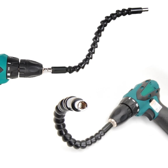 Drill Bit Extension, Flexible Drill Bit Extension, Flexible Screwdriver Extension, Bendable Snake Bit Drill Drill Bit Kit Adaptor Drill Bit Holder Hex Soft Shaft Screwdriver Power