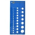thumbnail image 1 of Drill Bit Gauge | 32 Sizes From 1/16" To 3/4" (BCP677), 1 of 1