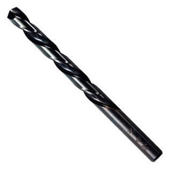 Drill Bit, High Speed Steel, Black Oxide Finish, Left Hand, Jobber Length, 3/32", Bulk