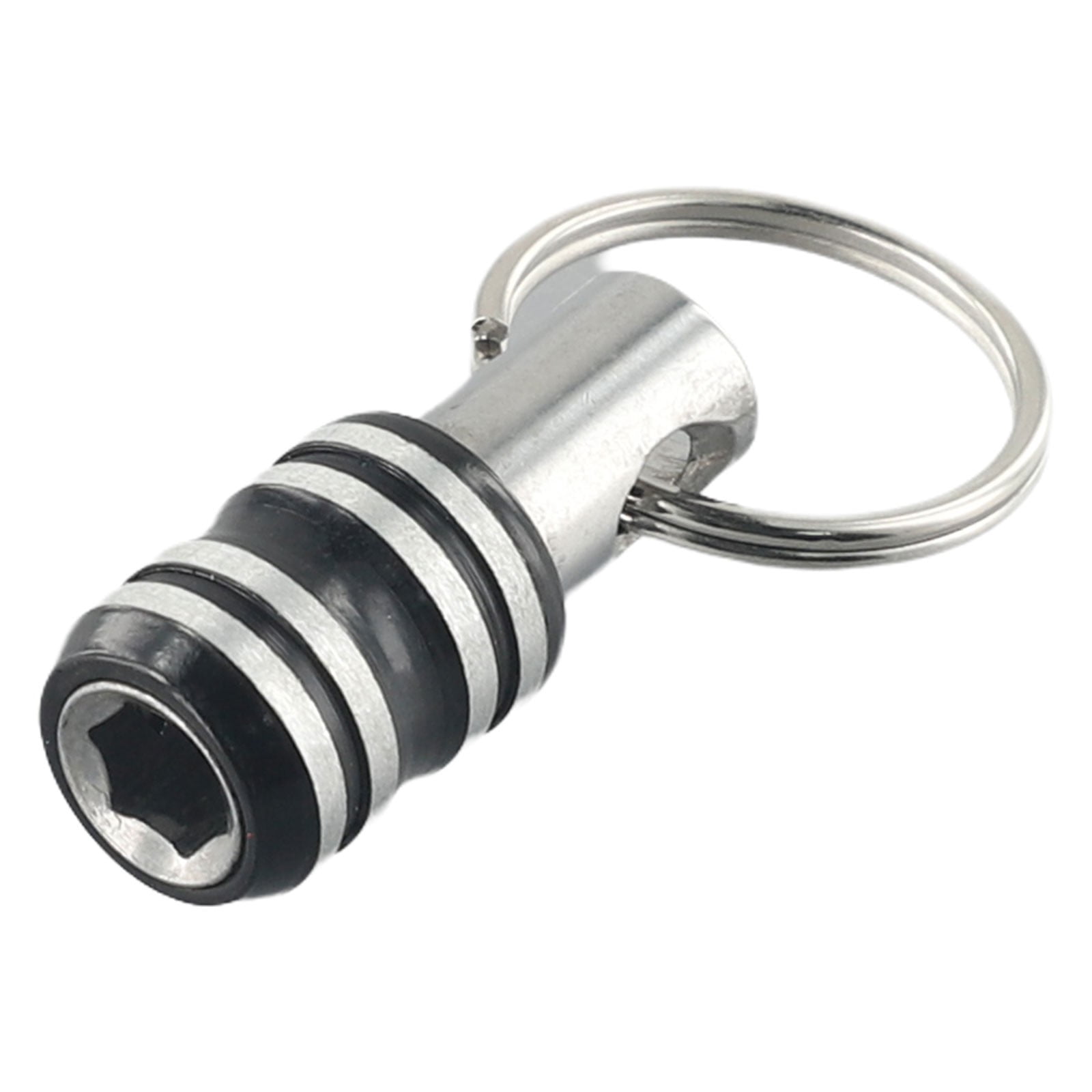 Drill Bit Holder Hex Shank Screwdriver Keychain Extension Bar Quick