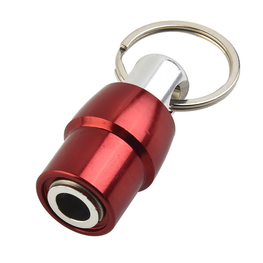 Drill Bit Holder Hex Shank Screwdriver Keychain Extension Bar Quick