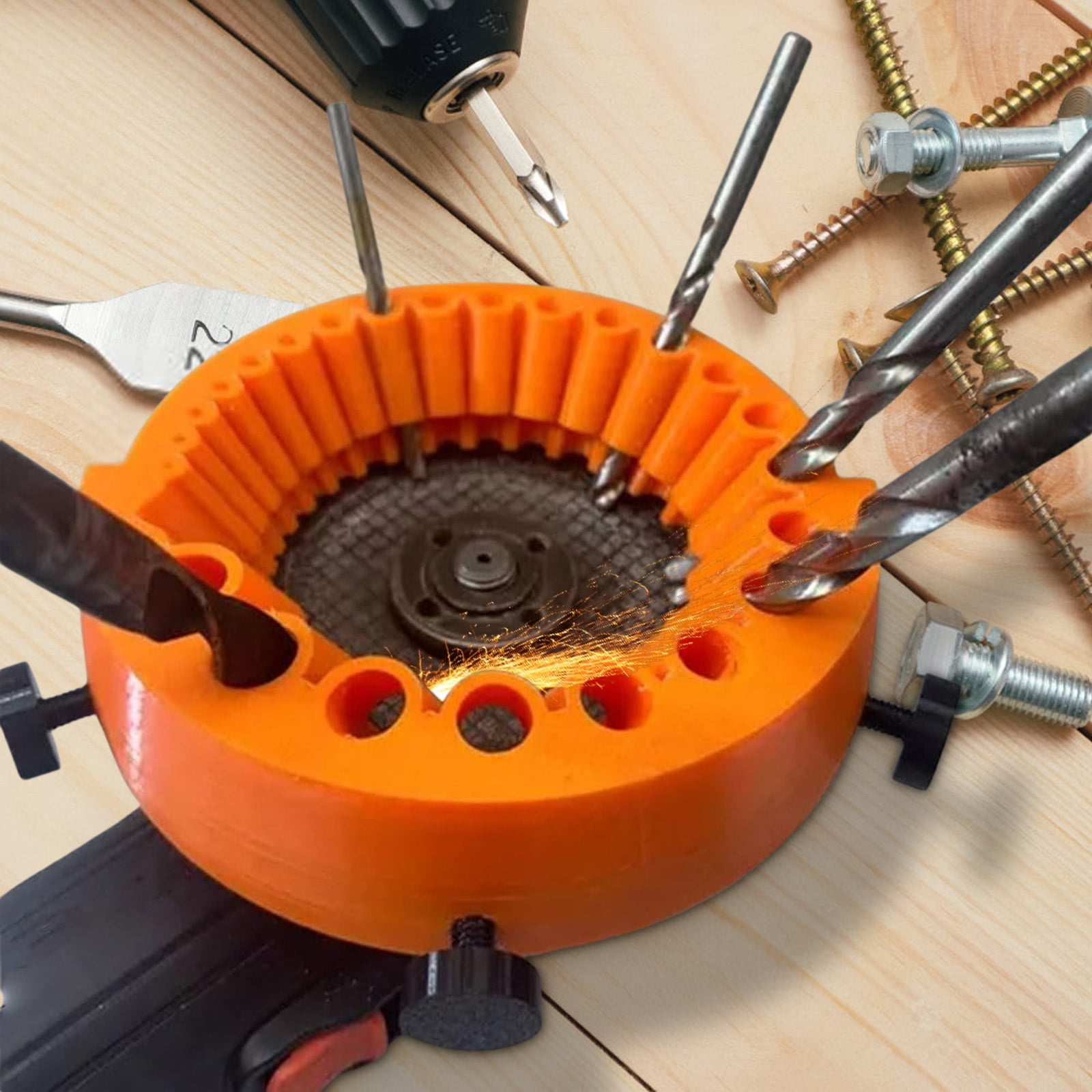 Drill Bit Sharpener,Angle Grinder Attachments,Power Drill Bit Grinding ...