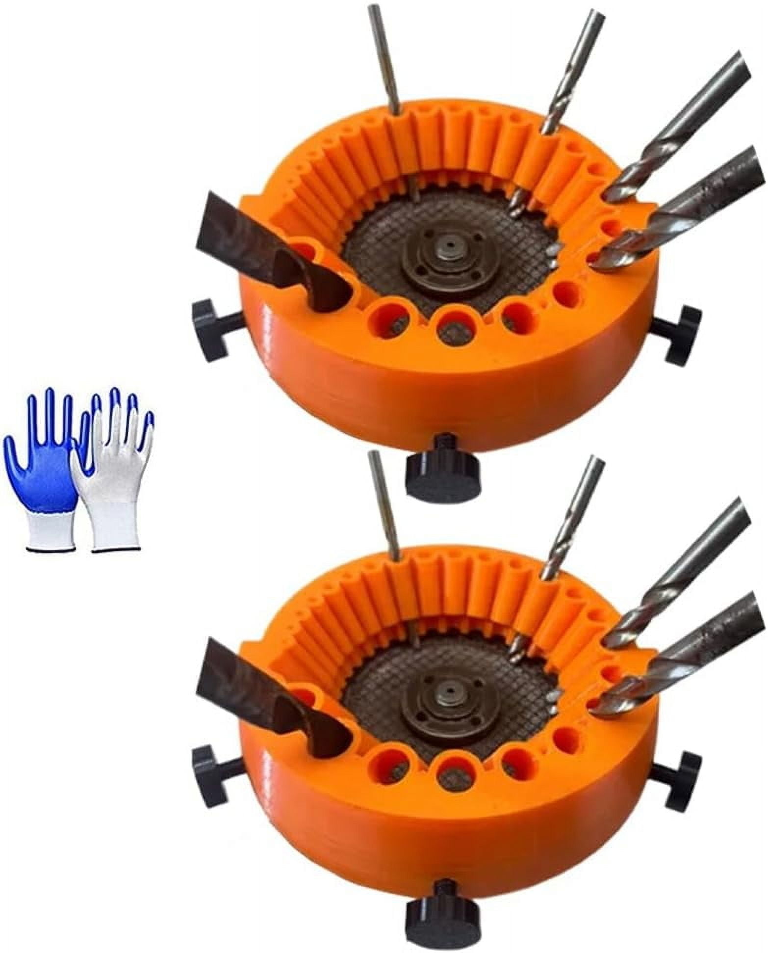 Drill Bit Sharpener For Angle Grinder Angle Grinder Attachment Drill Bit Sharpener Attachment - 118° Angle Grinder Tool For 2-13mm Bits Drill Bit Sharpener For All Bits Heavy Duty Drill Bit Sharpener