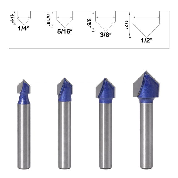 Drill Bit Steel 90 Degree Woodwork 3D engraving High strength 3D Router