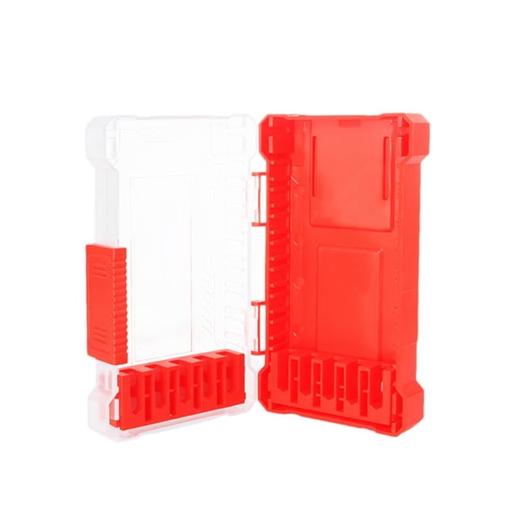 Drill Bit Storage Box Container Case Durable PP Material for DIY Enthusiasts Auto Truck Workshop