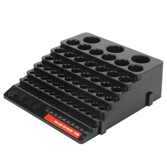 Drill Bit Storage Box Milling Cutter Saving Space Drill Finishing Holder Organizer Case Box DIY Woodworking Use