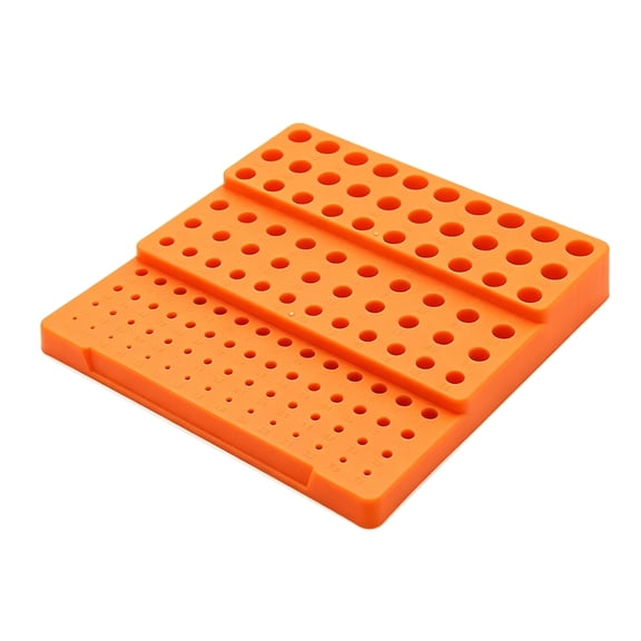 Drill Bit Storage Case With 121 Precisions Slot Fits 1-13Mm Drill Bit Workspaces Router Bit Storage Box