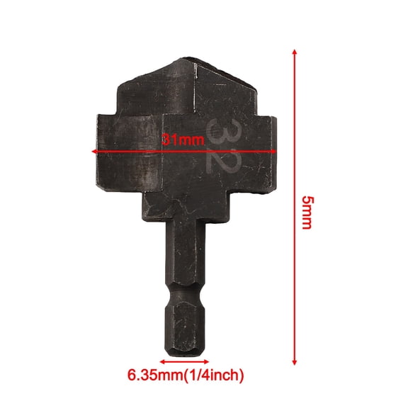 Drill Bit for PPR Lifting and Water Pipe Connection Hexagon Shank Tool 20/25/32mm 6 35mm Handle for Easy Assembly