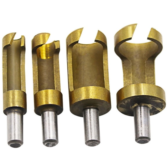Drill Bits 4Pcs 6-16mm 6.35mm Shank Cylinder Type Drilling For Wood Rubber