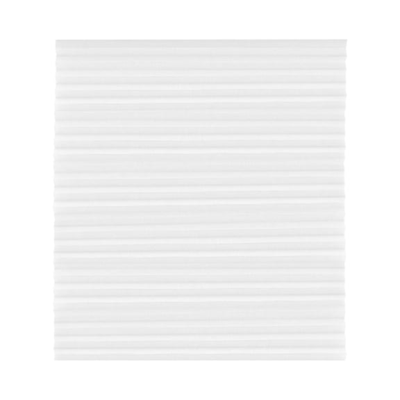 No Drill Blinds, 35X59 In, White, Adhesive Pleated Blinds, Light Filtering Shades, Temporary Window Coverings, Privacy Protection, Sun Blocking, Residential Use, 1 Pc