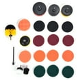 thumbnail image 1 of Drill Brush Attachment 22PCS Drill Brush Attachment Scrub Pads Sponge Scrubber Brush Cleaning for Wall Floor Dust Removal, 1 of 8