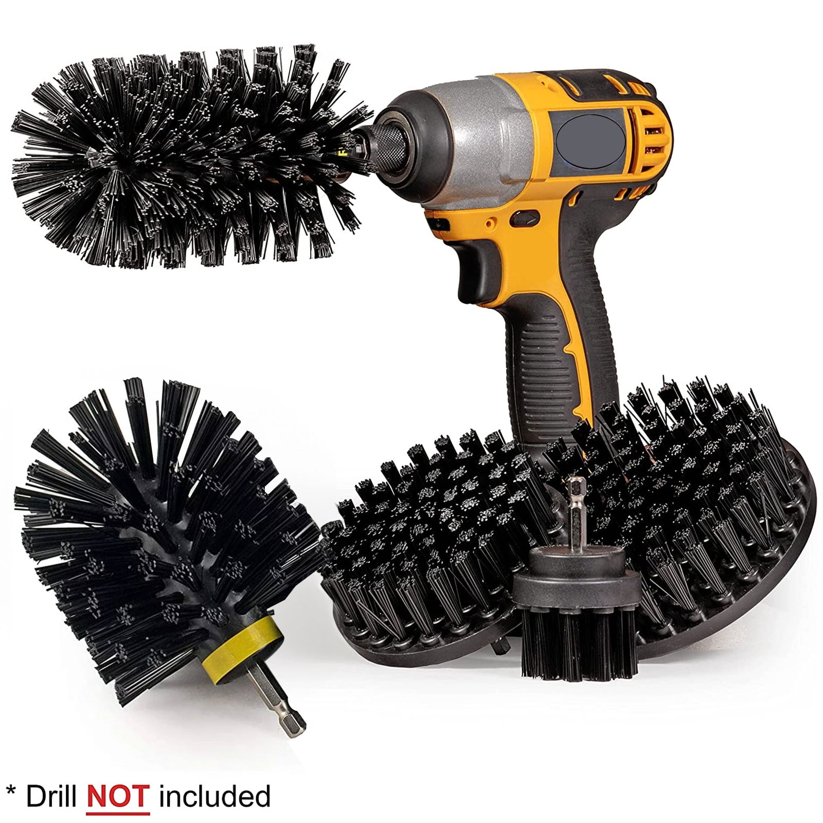 Drill Brush Power Scrubber, Cleaning Brushes 4Piece Kit Drillbrush