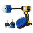 thumbnail image 1 of Drill Brush Set for Cleaning and Decontamination, 3 PCS with Quarter Inch Quick Change Shaft, Nylon Bristles Safe for Bathtub Tile Toilet and Carpet, Drill Not Included, 1 of 2
