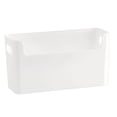 thumbnail image 1 of No Drill Cabinet Door Storage Bin,10X3X3.7" Adhesive Kitchen Organizer, Under Cabinet Lid Holder, Hanging Pantry Storage Basket, Wall Mount Container Rack, Wall Storage Caddy, Punch Free Hanging Bin, 1 of 6