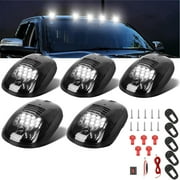 No Drill Car Cab Lights,2024 New Solar Cab Lights for Truck Upgraded,cab Lights No Drill,wireless Solar Cab Lights for Truck,Solar Powered Cab Led Lights Vibration Sensor Roof Lights