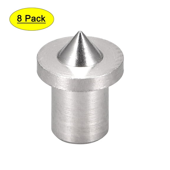 Drill Center for Dowel and Tenon 4mm I.D. Stainless Steel Woodworking Doweling Tool 8 Pcs