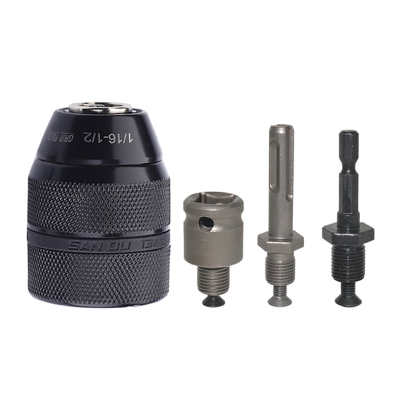 Drill Chuck Adapter SDS-Plus Shank Adapter1/2-20UNF Connection Thread for Rotary Hammer Drill Chuck Converter-