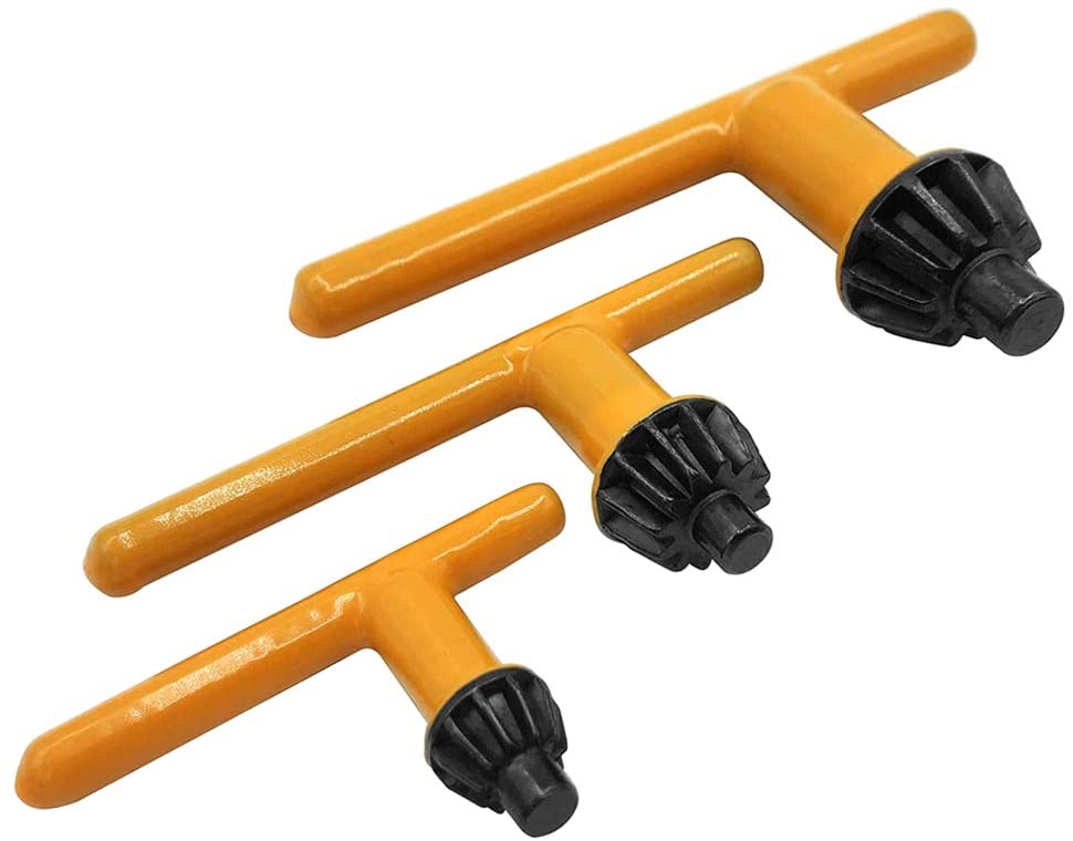 Drill Chuck Key Set, Universal TShaped Drill Press Wrench Tools 3