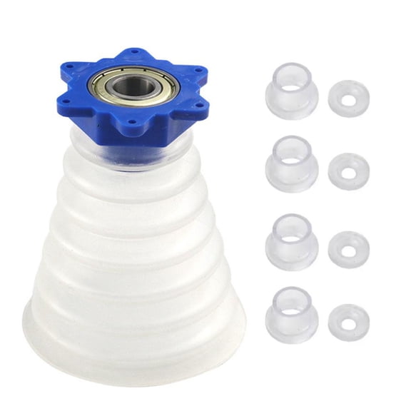 Drill Dust Collector, Silicone Dust Catcher - Drilling Tool, Retractable Dustproof Attachment for Power Drill, DustCollection Tool for Home Renovation, Carpentry, and Construction Projects