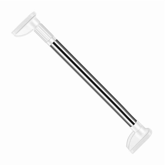 No Drill Extendable Tension Rod,Stainless Steel Clothes Hanger,Adjustable Curtain Hanging Rod,No Damage Wall Mount Rod,Heavy Duty Bathroom Closet Rod,Multi Use Telescopic Storage Rod