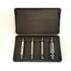 Drill/Extractor Broken & Damaged Screw Extractor Bolt Remover Easy Out 4pc Bits Set