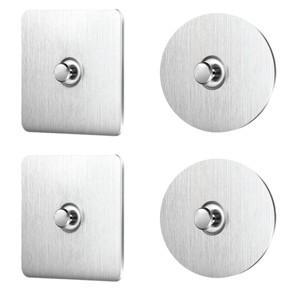 Drill Free Adhesive Hooks Upgraded Picture Hangers Without Nails Adhesive Wall Mount Screw Hooks For Hanging Nail Free Wall Hangers For Kitchen Bathroom