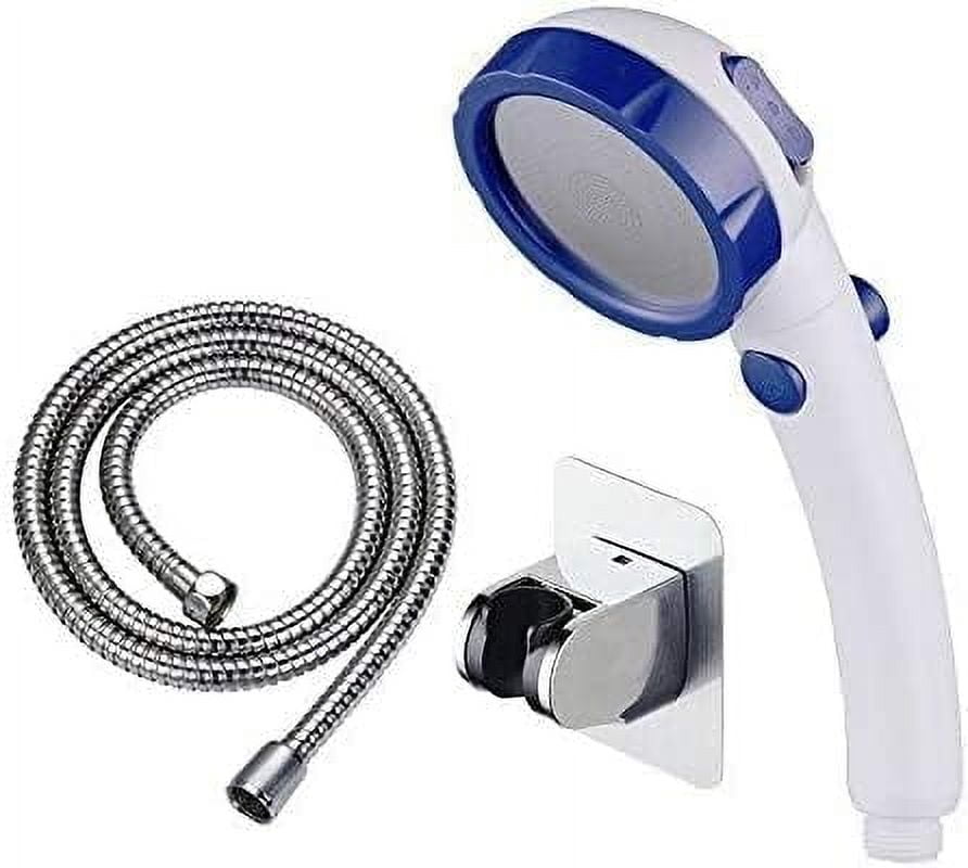 Drill-Free High Pressure Handheld Shower Head with ON/OFF Pause Switch ...