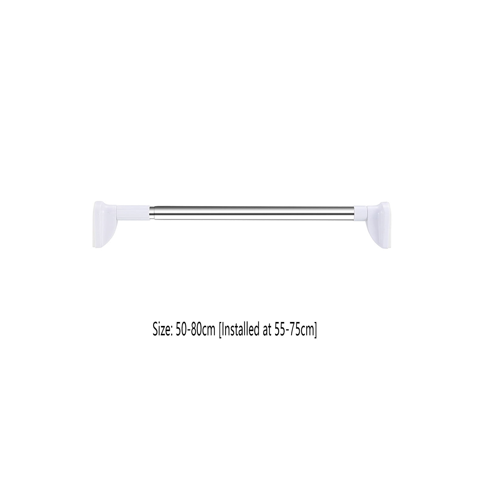 Drill-Free Telescopic Tension Rod, Heavy Duty Rustproof Stainless Steel ...