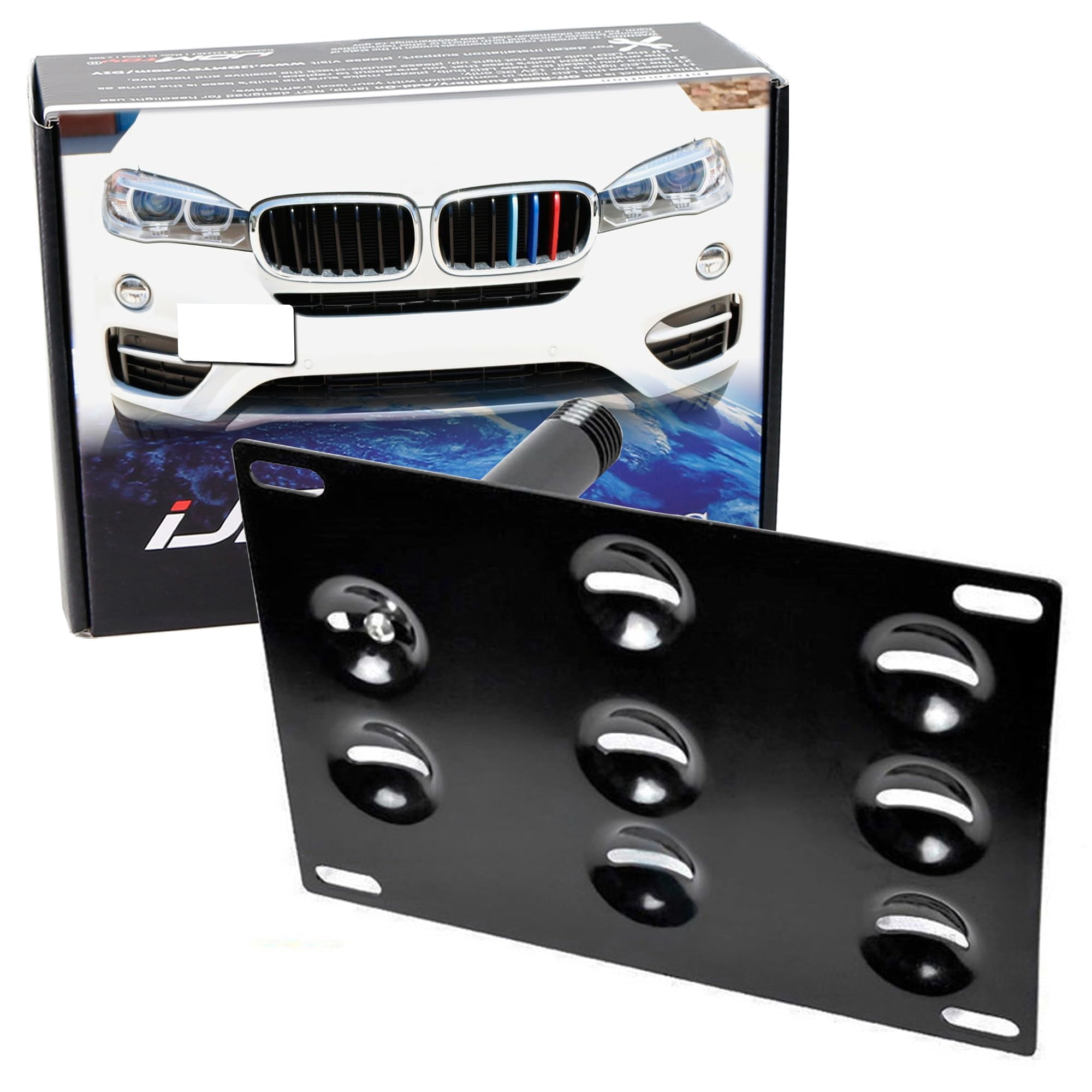 EOS Front Tow Hook License Plate Bracket – Fits 2009-2016 BMW E89 Z4 5 thumbnail image