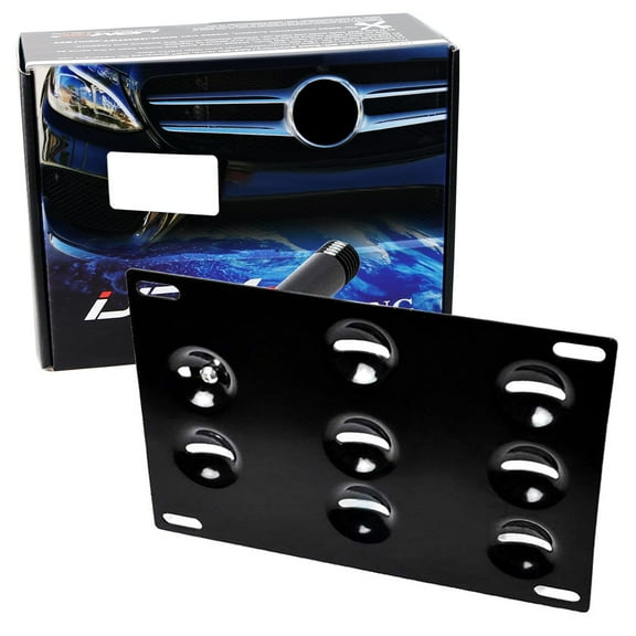 No Drill Front Bumper Tow Hook License Plate Mounting Bracket Adapter Kit For Mercedes W205 C-Class X204 GLK-Class X205 GLC-Class W212 W213 E-Class W166 GLE-Class