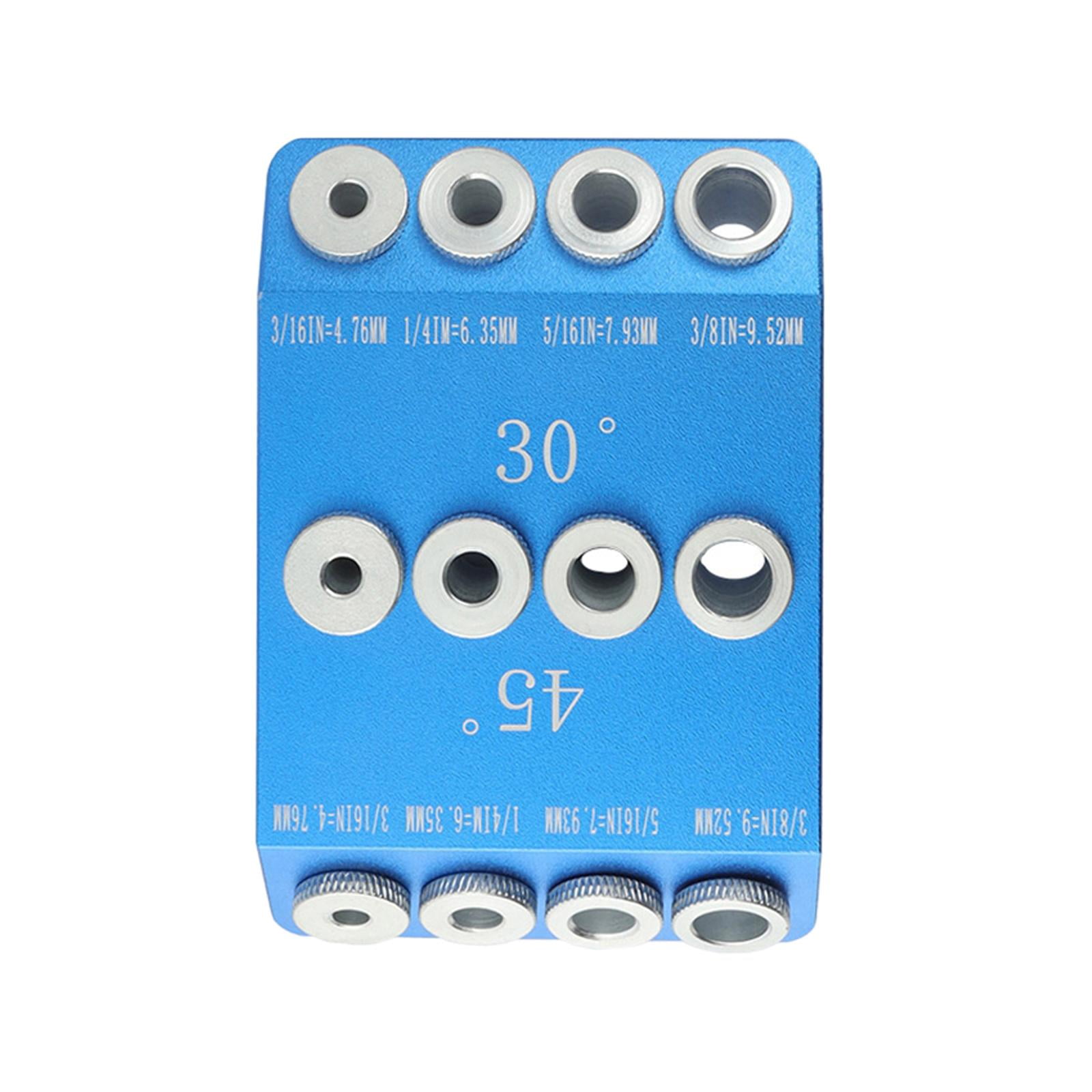 Drill Guide Drilling Template Block 4 Sizes Drill Hole Drilling