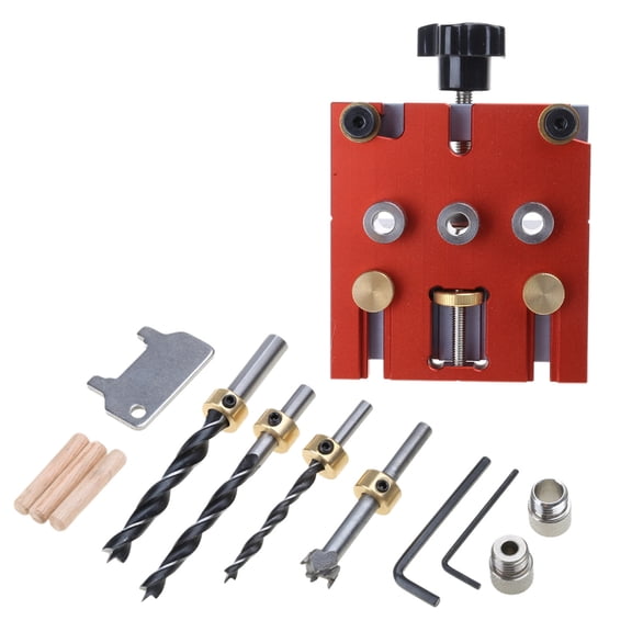 Drill Guide Locator Tools 3 in 1 Punch Locator Woodworking Hole Guide Carpentry