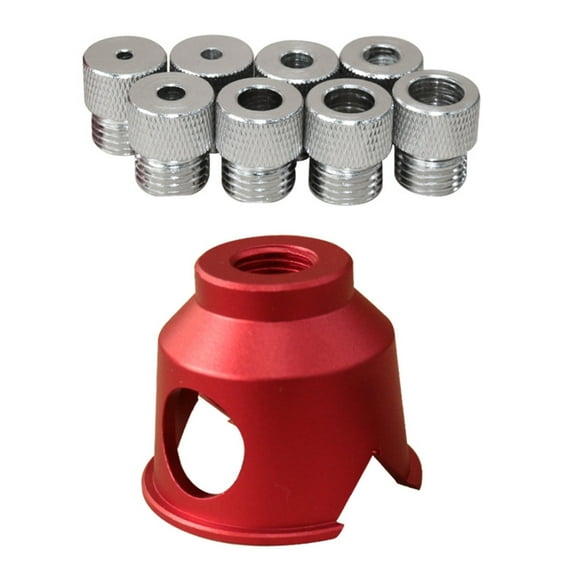 Drill Guide Vertical Drilling Fixture Aluminum Straight Corner Round Puncher
