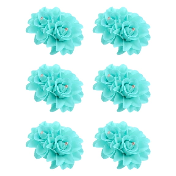 Drill Hair Clips Crystal Hair Accessories Square Clip for Dance Performances