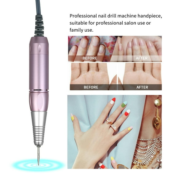 Drill Handle,Polish Handpiece Handpiece Pedicure Art Pedicure Tool Nail Professional Pen Handle File Handle File Polish Art Drill Pen Polish Hine Handpiece Dsfen