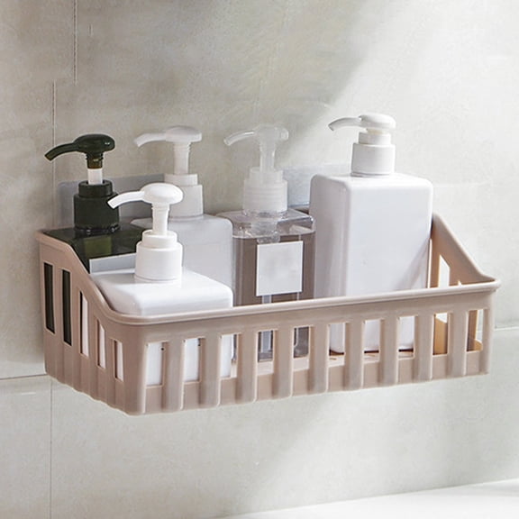 No Drill Hanging Bathroom Shelf Organizer, Rotating Shower Caddy Rack for Shampoo, Soap, Conditioner, Space-Saving Bathroom Storage Basket, Modern Elegant Shower & Toilet Organizer, Easy Install