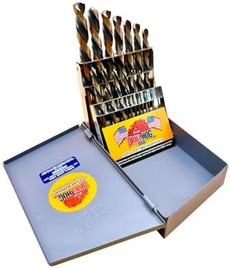 Drill Hog® 3/16" M7 Molybdenum Drill Bits - 100 Pack Bulk With Lifetime Warranty