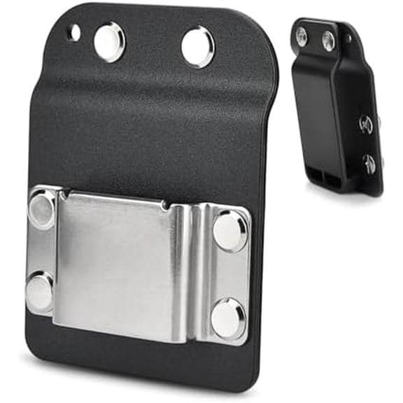 Drill Holder for Tool Belt, Quick-Release Clip, Fits Up to 2" Belts - Compatible with Dewalt, Milwaukee, Ryobi Cordless Drills, Impact Drivers, and Nailers$$Tools