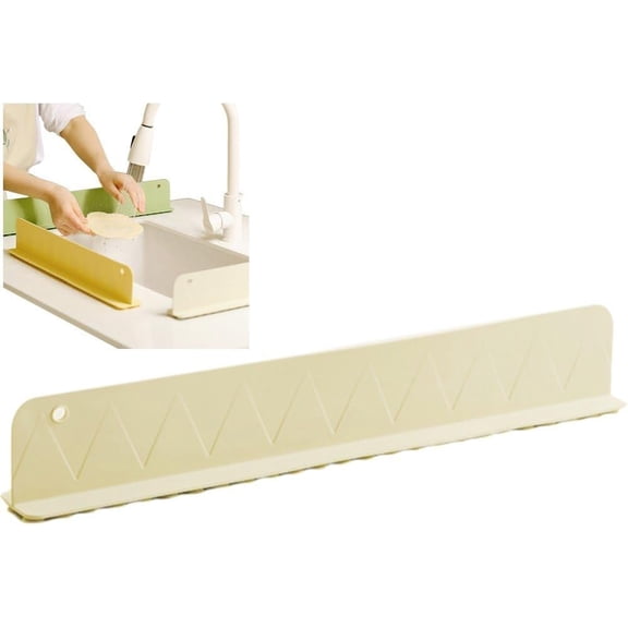 No Drill Installation Silicone Backsplash for Kitchen Countertops, Moisture and Heat Resistant Guard to Protect Walls from Cooking Messes and Splashes