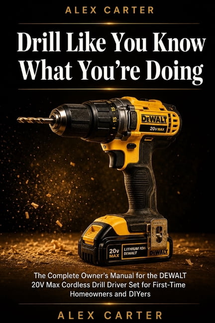 Drill Like You Know What You're Doing: The Complete Owner's Manual for the DEWALT 20V Max Cordless Drill Driver Set for , (Paperback)