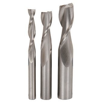 Drill Master 3Piece Spiral Mortising Router Bit Set