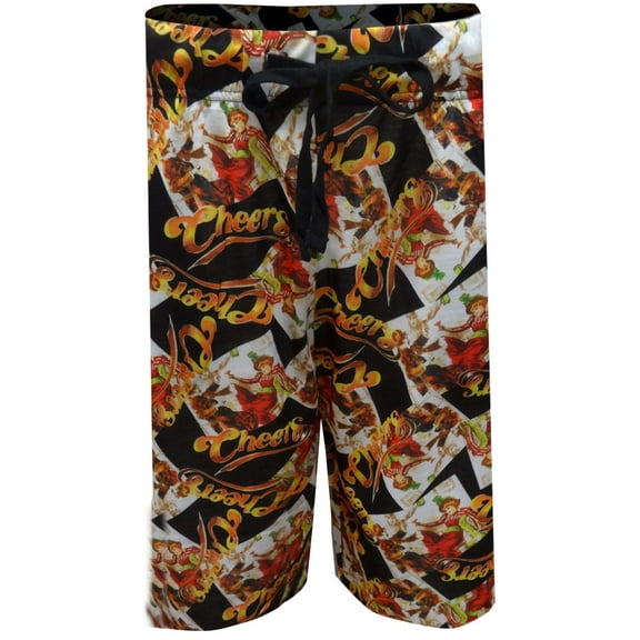 Drill Mens Classic Cheers Bar Television Logo Long Sleep Shorts (Medium)