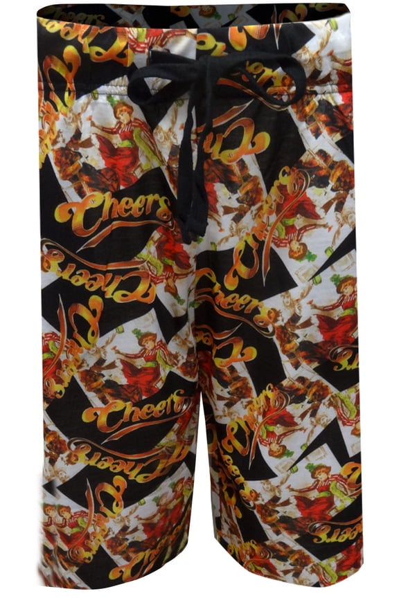 Mens Classic Cheers Bar Television Logo Long Sleep Shorts (Small)